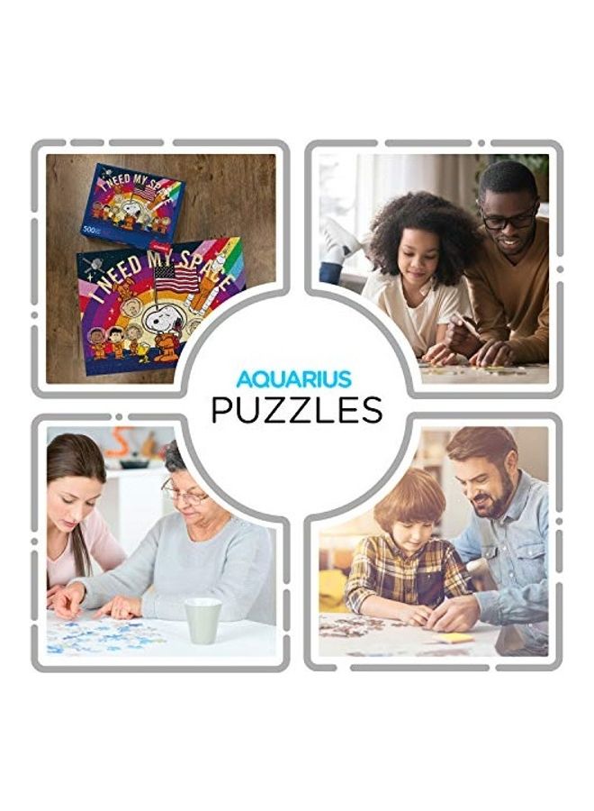 500-Piece Peanuts Snoopy In Space Jigsaw Puzzle Set