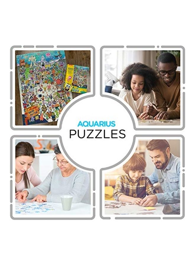 1000-Piece Spongebob Squarepants Jigsaw Puzzle Set