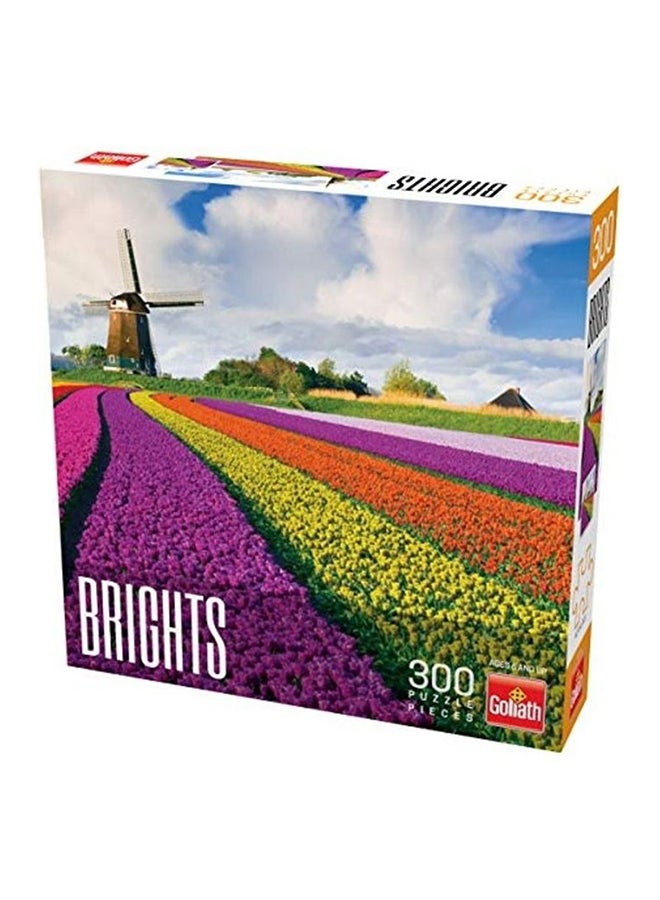 300-Piece Brights Puzzles, Tulips 1.5 X8 X8inch