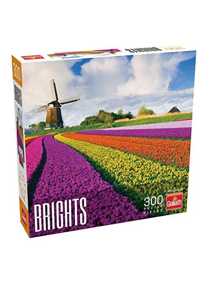 300-Piece Brights Puzzles, Tulips 1.5 X8 X8inch