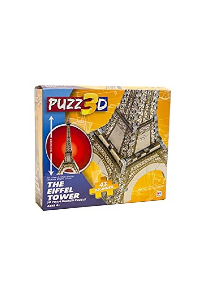 Puzz 3D The Eiffel Tower 43 Piece Puzzle
