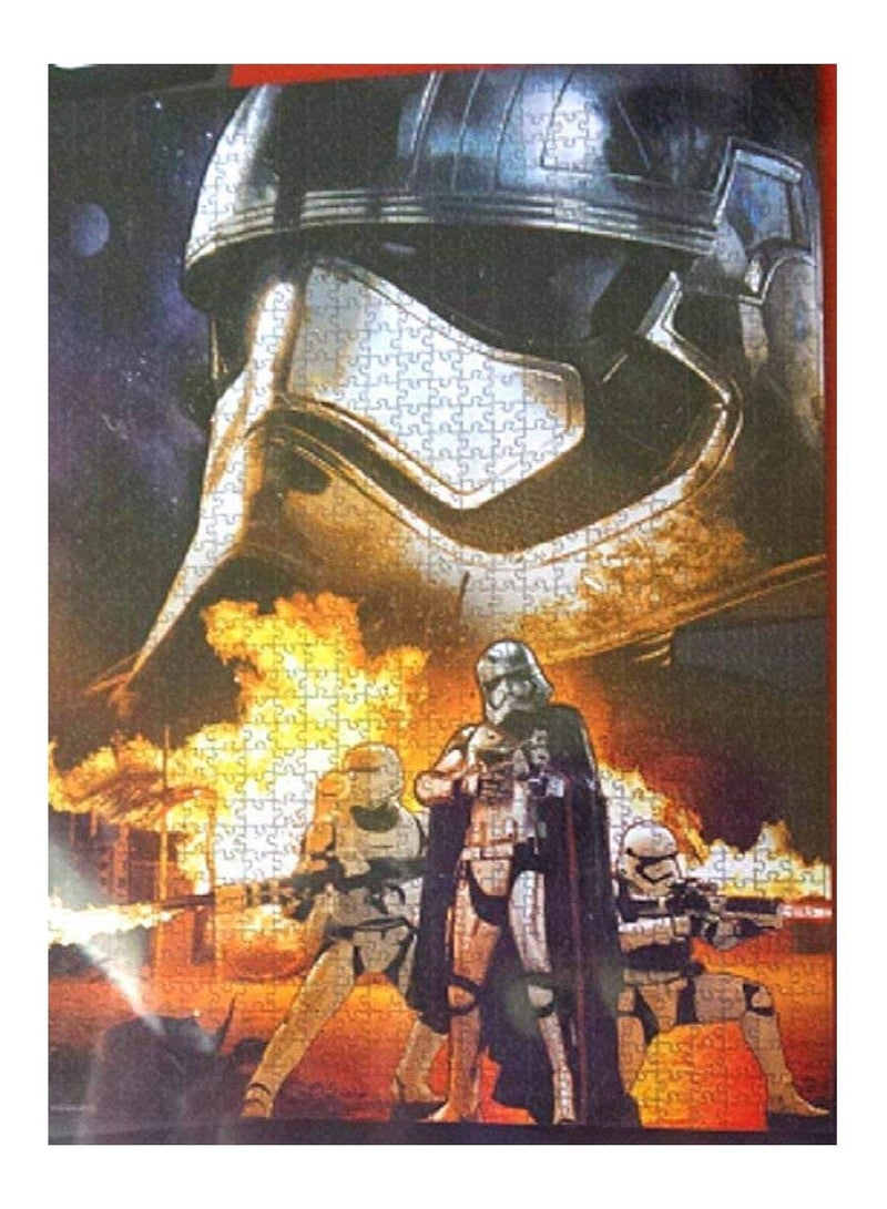 Star Wars The Force Awakens (Captain Phasma - Stormtroopers) 1000 Piece Jigsaw Puzzle in Collectible Tin/Box Dated 2015 Disney Storm Troopers
