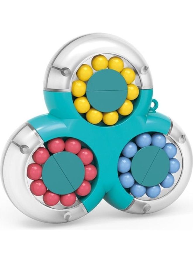 4-Piece Rotating Magic Beans Fingertip Rubik Cube Toy Set