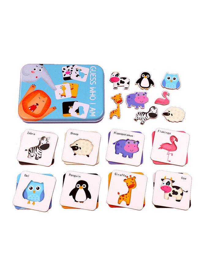 Animal Pairing Card Puzzle Set