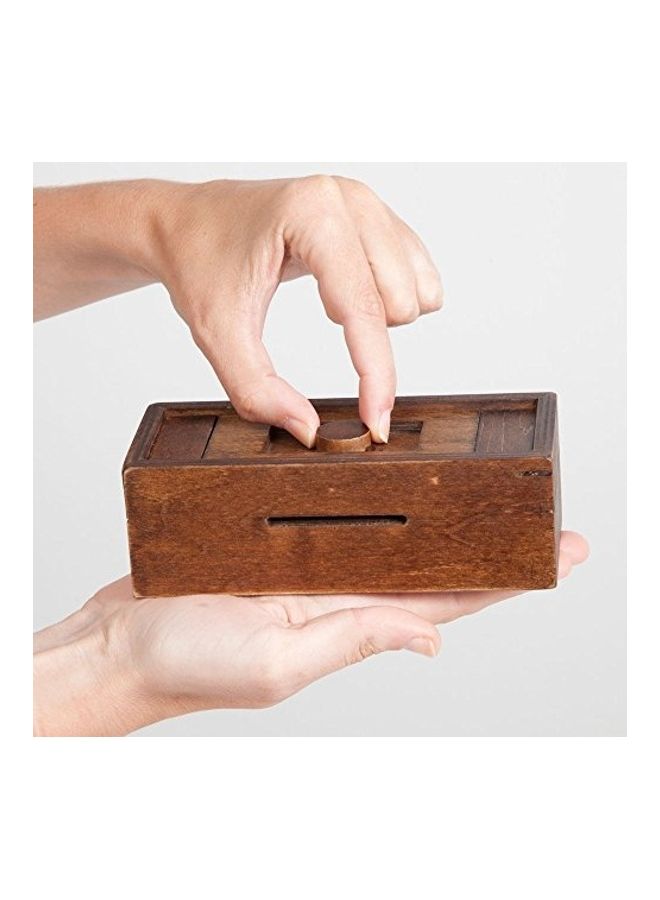 Stash Your Cash Secret Puzzle Box 2.28x6.3x2.91inch