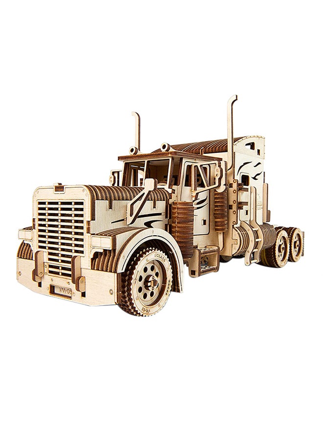 Truck Model 3D Wooden Puzzle Kit 2x15x6.9inch