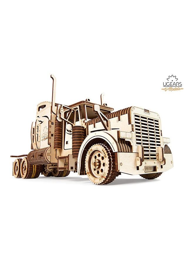 Truck Model 3D Wooden Puzzle Kit 2x15x6.9inch