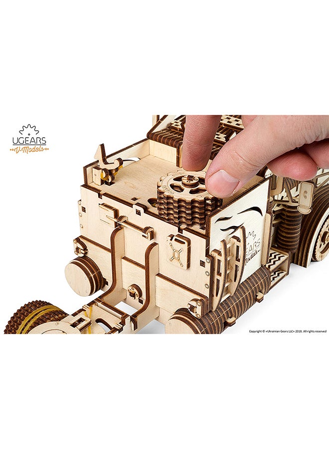 Truck Model 3D Wooden Puzzle Kit 2x15x6.9inch