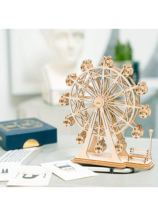DIY Ferris Wheel 3D Wooden Puzzle Model Kit 0.5x9x6.2inch