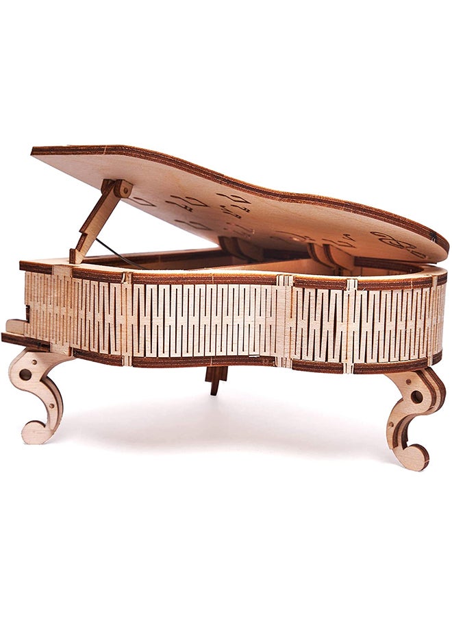 3D Wooden Puzzle, Toy Piano Music Box, Moonlight Sonata 1.4x14.5x7.3inch