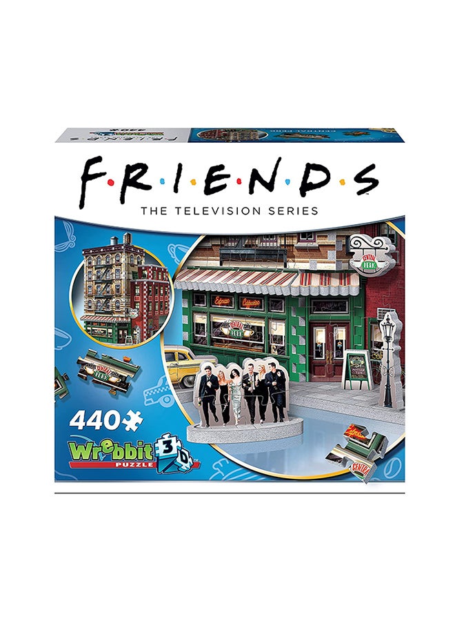 440-Pieces 3D Central Perk Jigsaw Puzzle, Friends 2.5x14x12.5inch