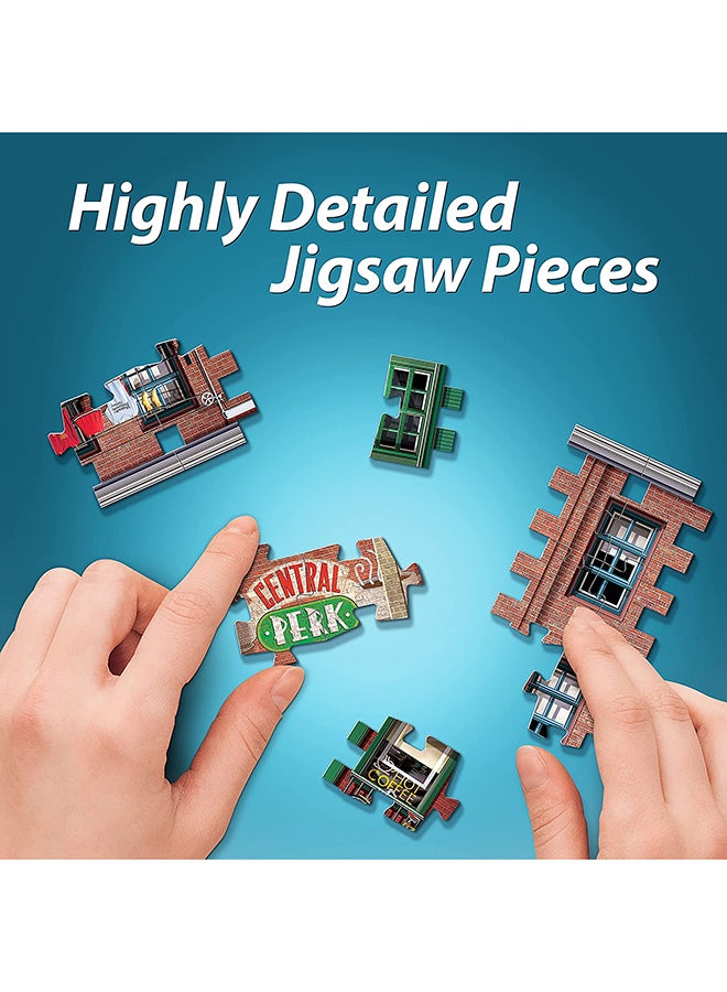 440-Pieces 3D Central Perk Jigsaw Puzzle, Friends 2.5x14x12.5inch