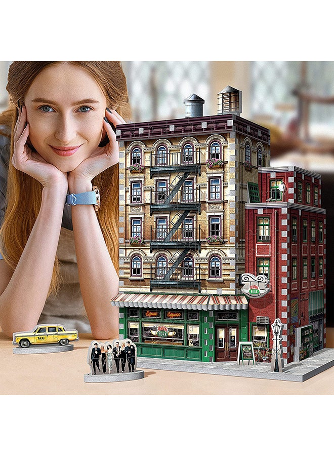 440-Pieces 3D Central Perk Jigsaw Puzzle, Friends 2.5x14x12.5inch