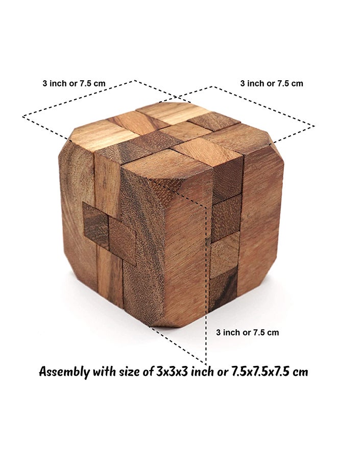 Diamond Cube Puzzle 2.3x2.5x2.5inch