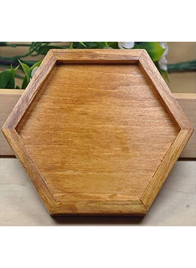 Hexagon Tangram Puzzle 5.2x4.8x0.6inch