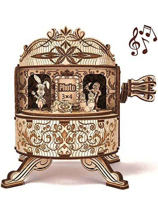Fairy Theater Happy Birthday Wooden Music Box Kit 1.6 X14.6 X7.4inch