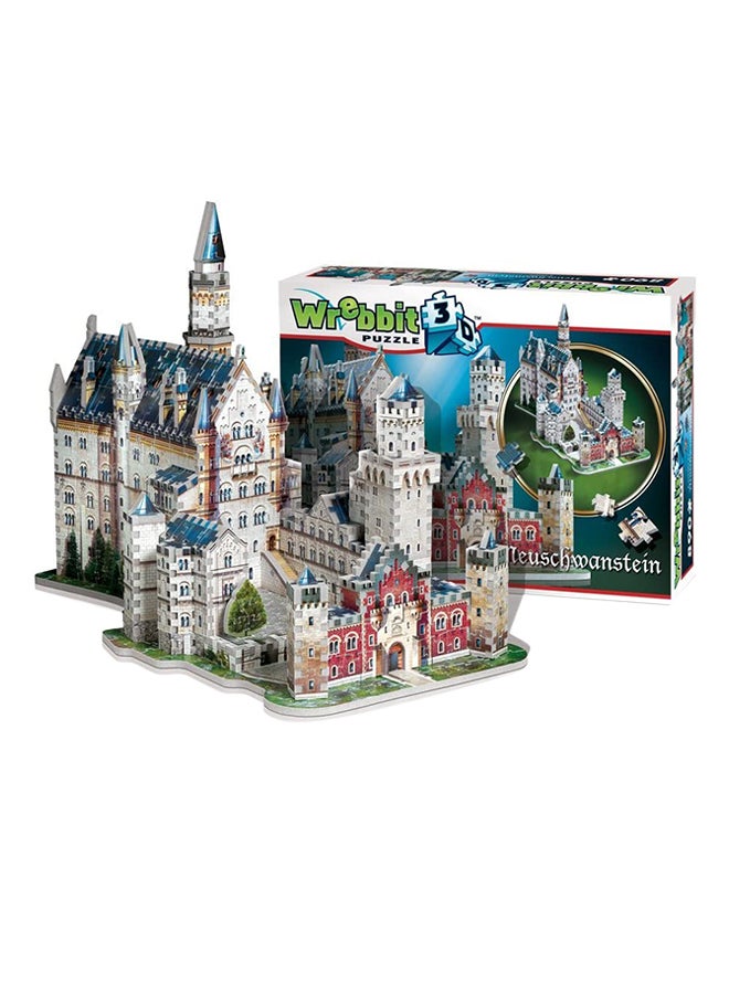 890 - Pieces Neuschwanstein Castle 3D Jigsaw Puzzle 4.7 X16 X12inch