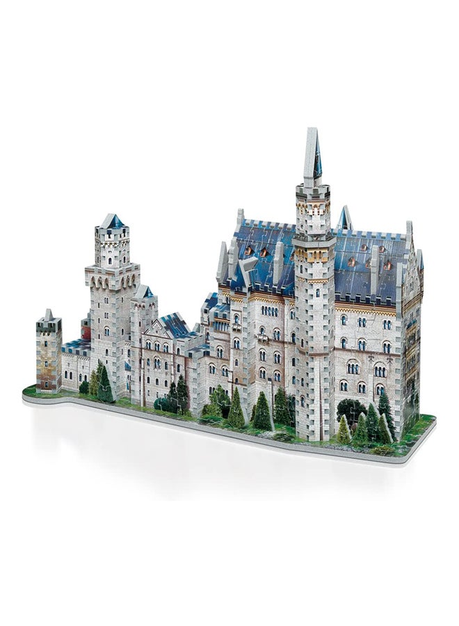 890 - Pieces Neuschwanstein Castle 3D Jigsaw Puzzle 4.7 X16 X12inch