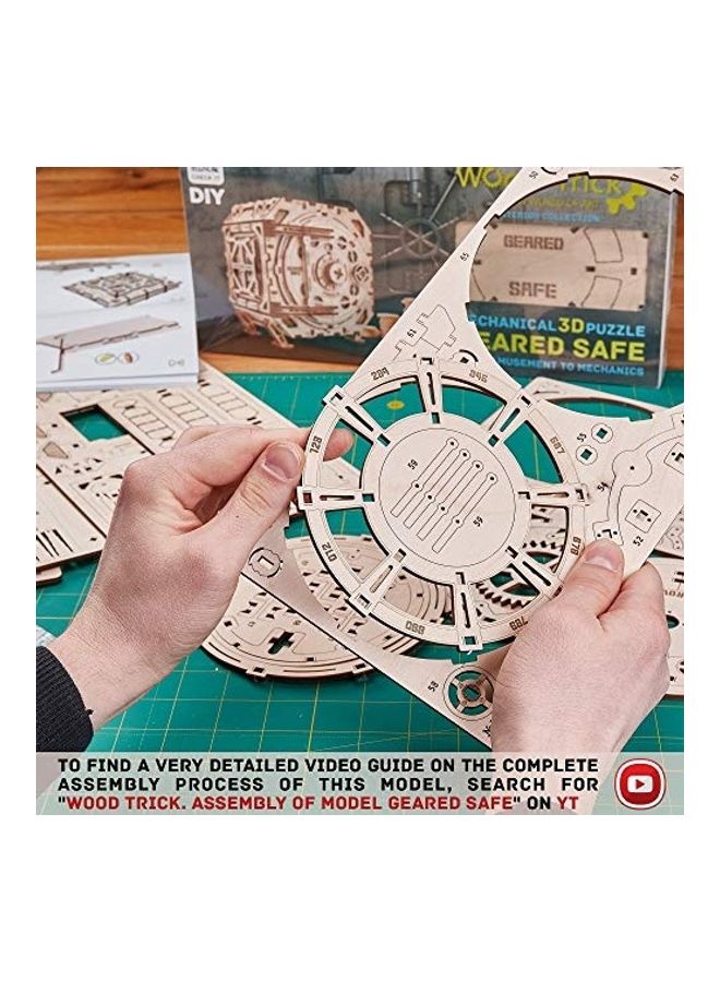 DIY Locker Puzzle Box with Combination  Mechanical 2 X14.6 X7.3inch