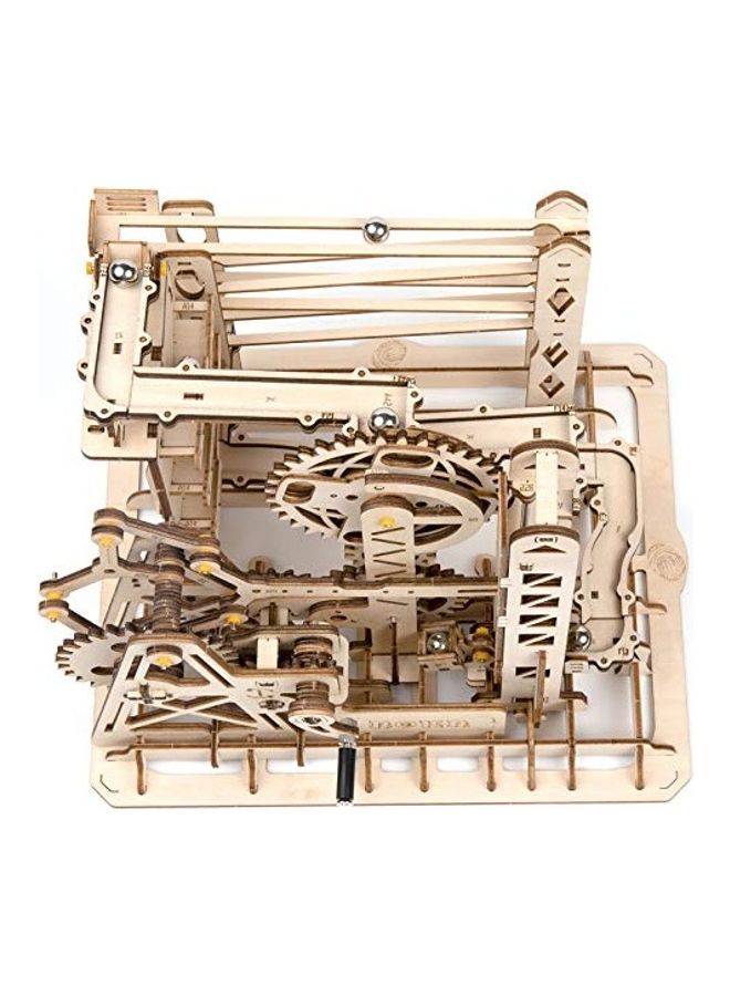 3D Wooden Puzzle Marble Run Model Craft Kits 2 X12.6 X9.3inch