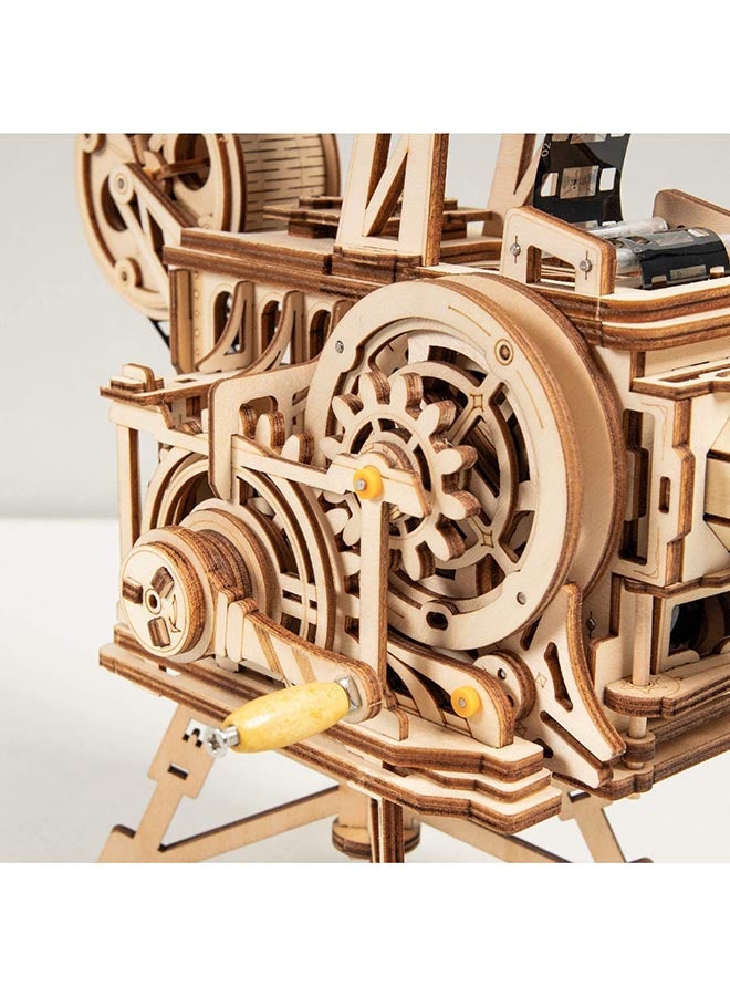 3D Wooden Puzzle Diy Model Building Kit - Vitascope Mechanical Craft Kit 2.2 X12.6 X9.3inch
