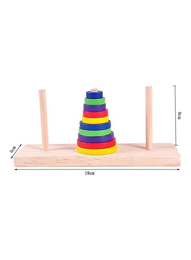 Hanoi Logic Puzzle 2.4 X7.8 X3.9inch