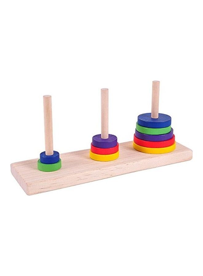 Hanoi Logic Puzzle 2.4 X7.8 X3.9inch