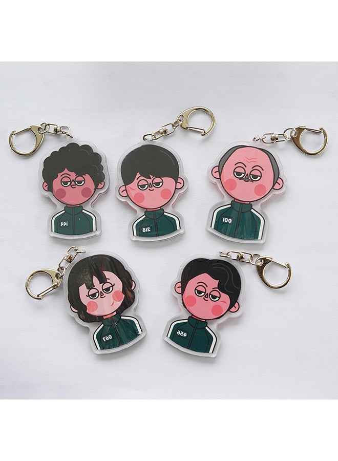 Squid Game Acrylic Creative Key Chain 6cm
