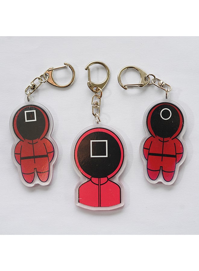 Squid Game Acrylic Creative Key Chain 6cm