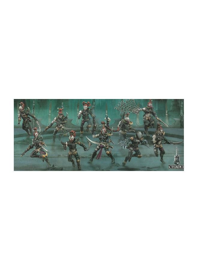 10-Piece Warhammer 40000 Dark Eldar Wyches Miniature Set
