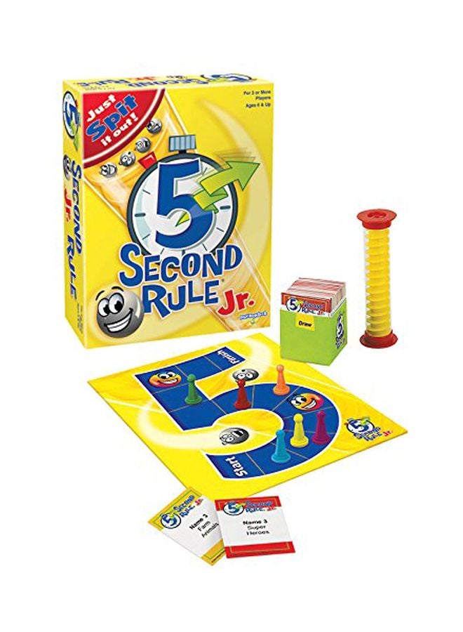 5 Second Rule Junior Just Spit It Out Board Game 7424