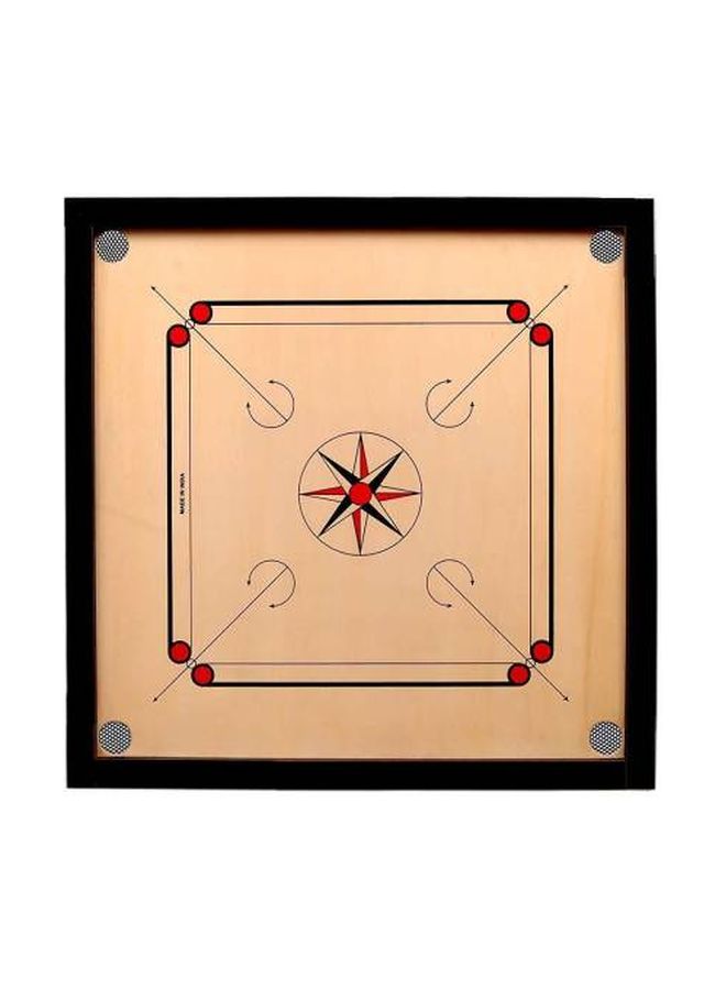 Wooden Carrom Board with 25 wooden coins
