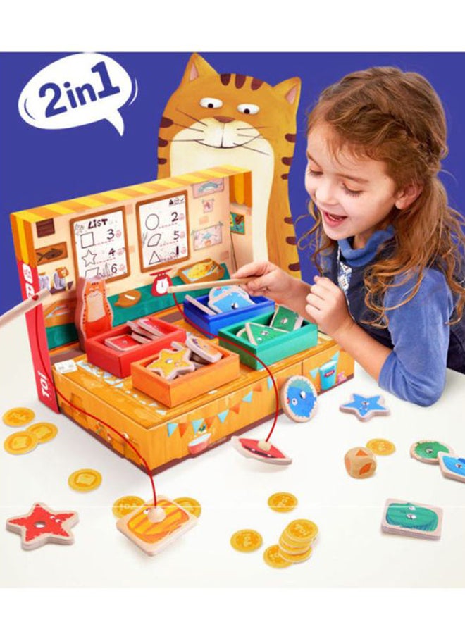 Fishing And Selling Fish 2 In 1 Frank Shop Parent Child Interactive Board Games