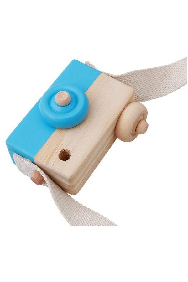 Mini Wooden Camera Cute Cartoon Baby Toy