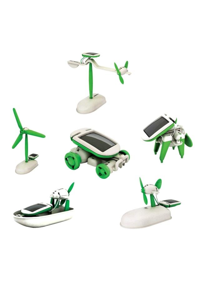 6-In-1 Solar Power Robot Kit 21x18x5cm