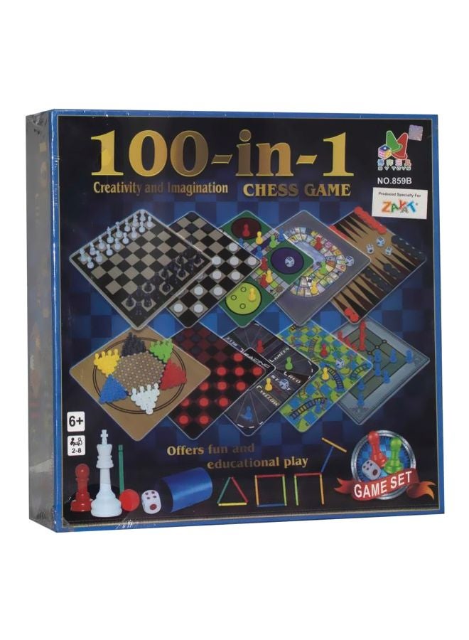 100-In-1 Creativity And Imagination Chess Game Set 859B