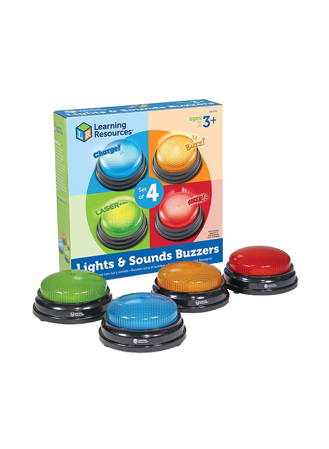 4-Piece Lights and Sounds Buzzers