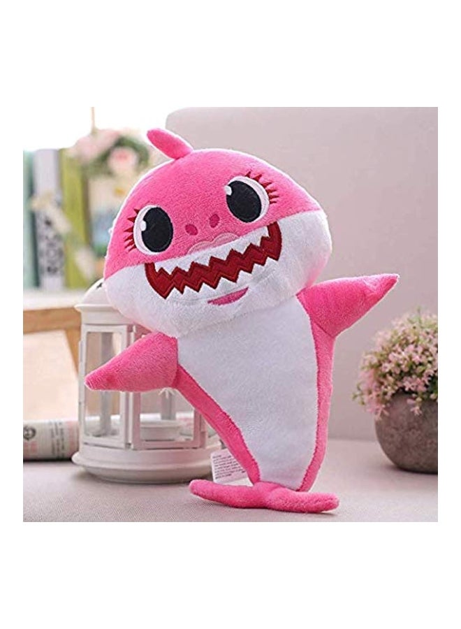 Soft Plush Singing Lighting Authentic Detailing Lightweight Baby Shark Toy 14x18x24.1cm