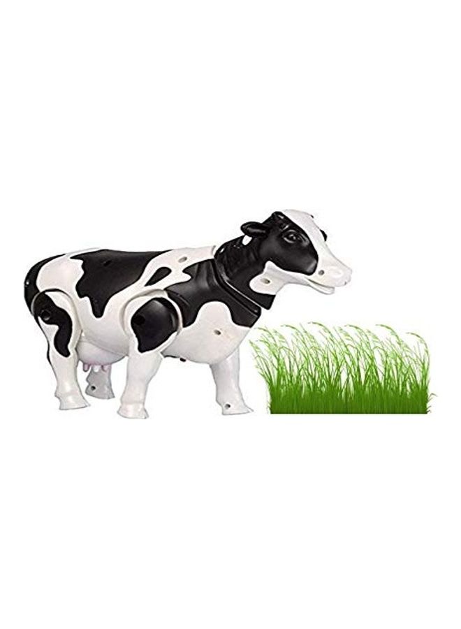 Battery Operated Walking Milk Cow Funny Toy