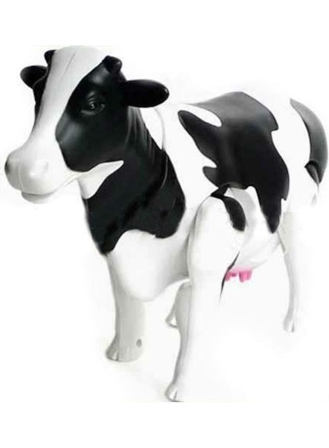 Battery Operated Walking Milk Cow Funny Toy