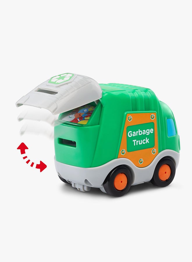 2-Piece Garbage Truck And Excavator Set Multicolour