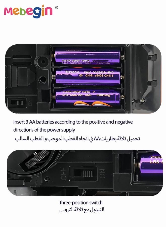 Dinosaur Toy Car for Boys Girls Monster Truck with Flashing Lights Music Roaring Sound Dino Toddler Light up Toys Car