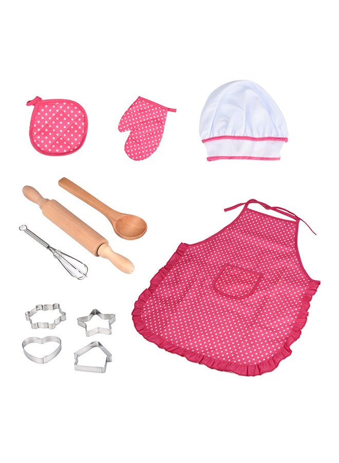 11-Piece Kitchen Costume With Cooking And Baking Pretend Playset