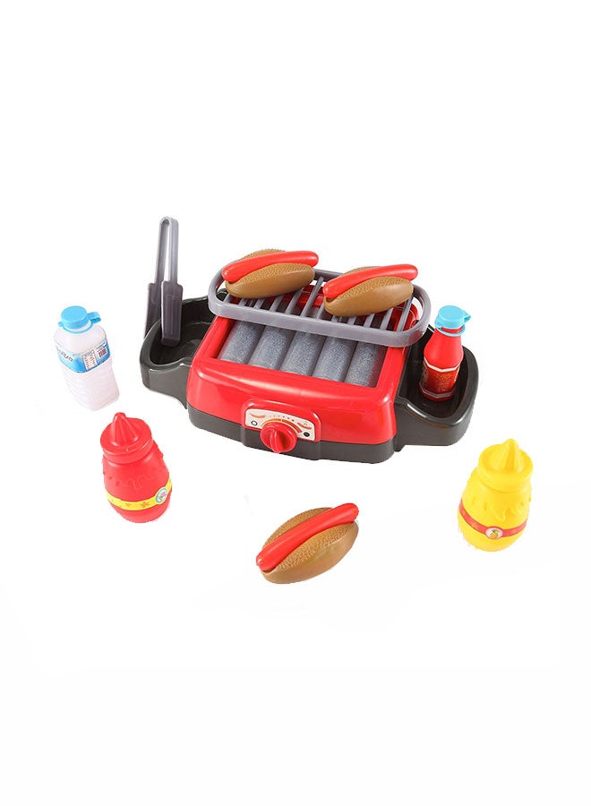 Hot Dog Roller Grill Electric Stove Food Kitchen Appliance Set