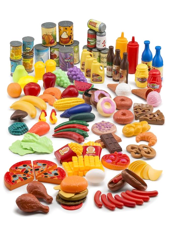 122-Piece Pretend Food Set