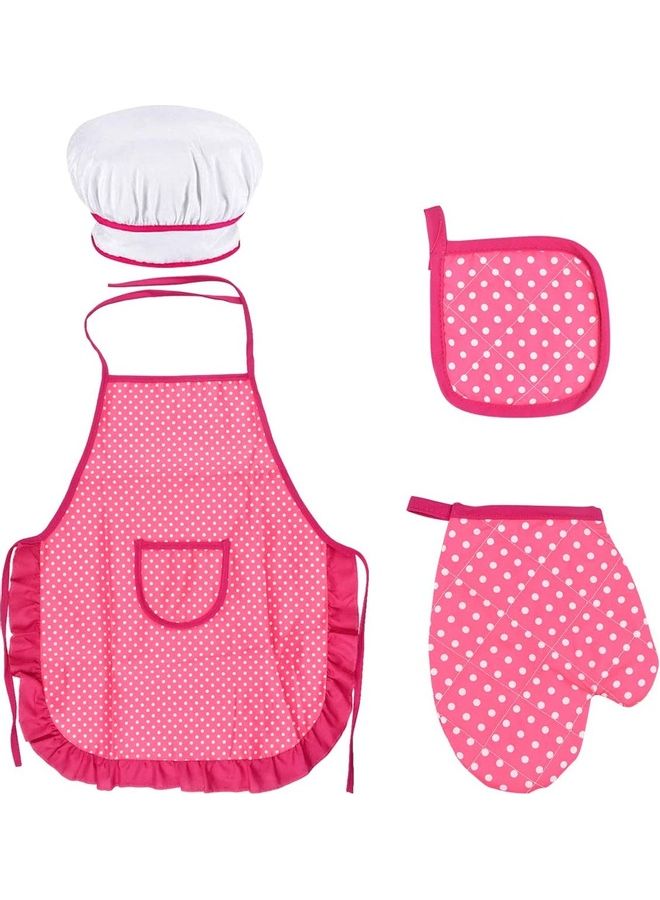 4-Piece Children Apron Set