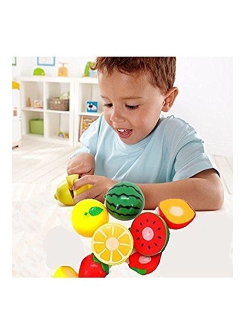 8-Piece Fruits and Vegetables Cutting Play Toy Set