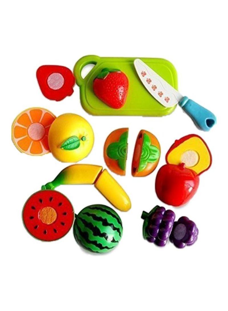 8-Piece Fruits and Vegetables Cutting Play Toy Set