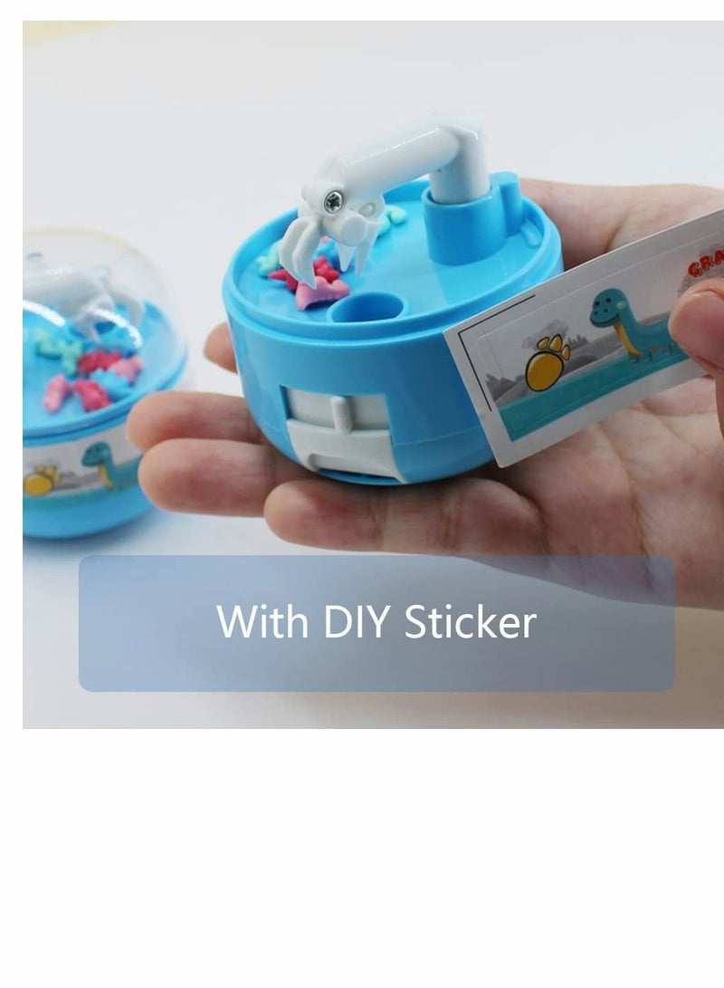 Mini Claw Machine Toys for Kids & Adults with Mini Dinosaur Figures Claw Machine Prizes, Mini Stuff Things That Actually Work, Mini Arcade Game Miniature Novelty Toys for 3+ Year Old Boys & Girls