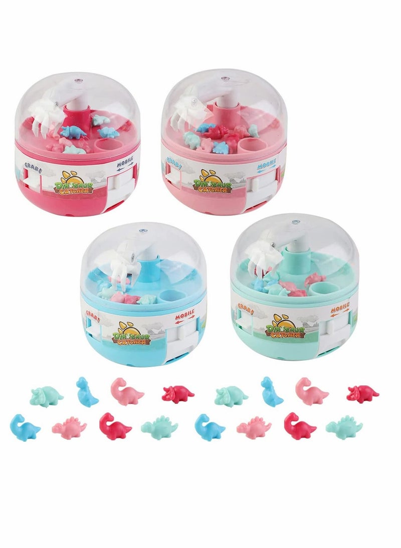 Mini Claw Machine Toys for Kids & Adults with Mini Dinosaur Figures Claw Machine Prizes, Mini Stuff Things That Actually Work, Mini Arcade Game Miniature Novelty Toys for 3+ Year Old Boys & Girls